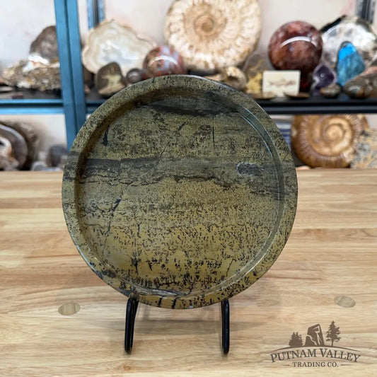 Chinese Picture Jasper Decorative Tray - Bowl