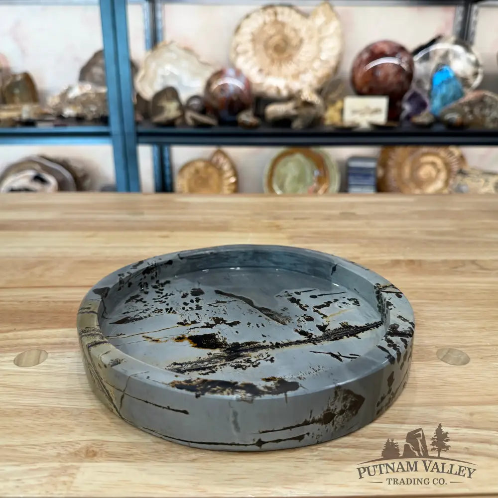 Chinese Picture Jasper Decorative Tray - Bowl