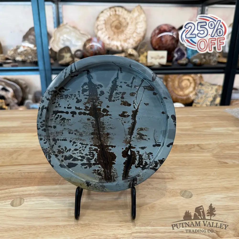 Chinese Picture Jasper Decorative Tray - Bowl