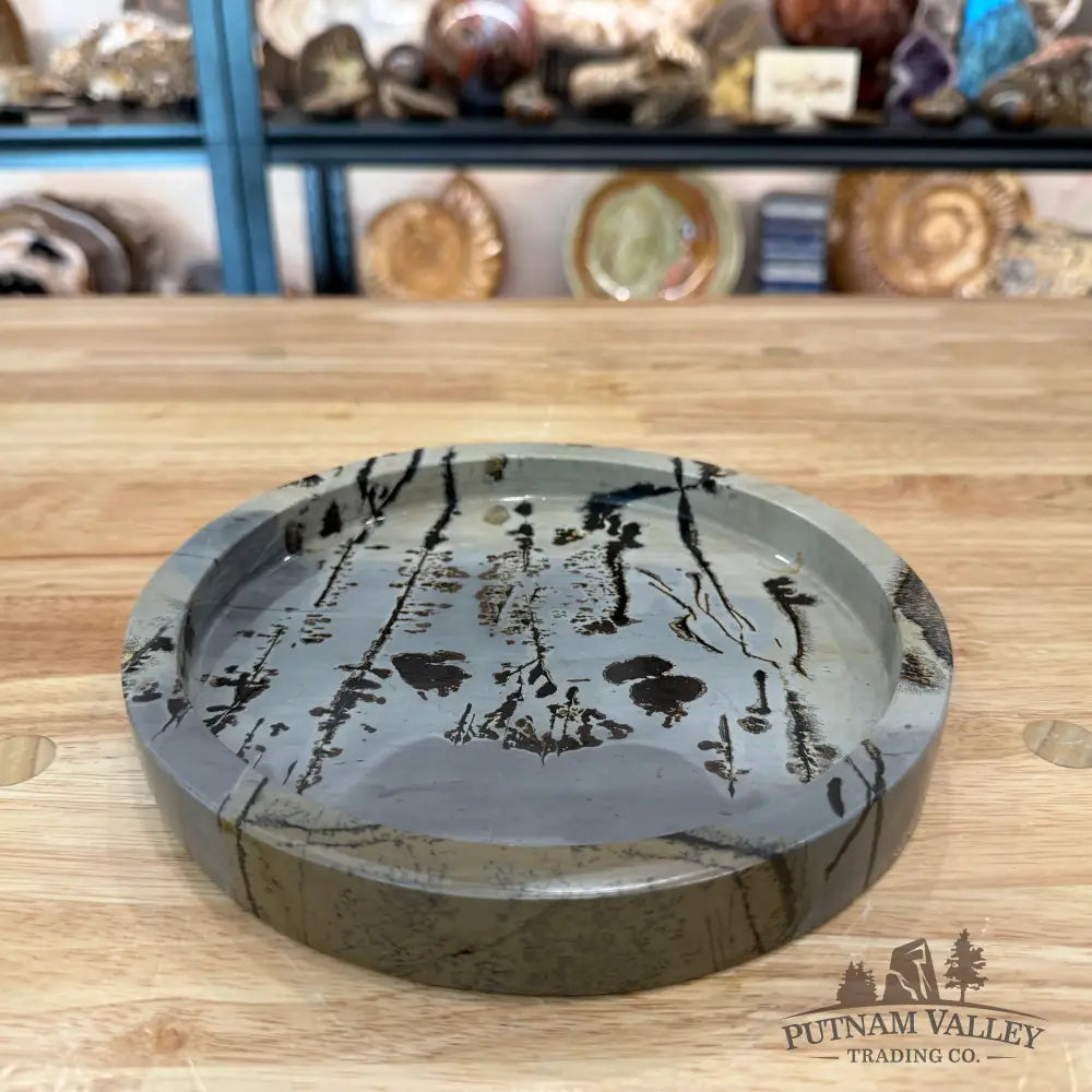Chinese Picture Jasper Decorative Tray - Bowl