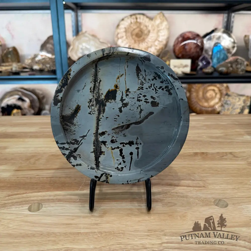 Chinese Picture Jasper Decorative Tray - Bowl