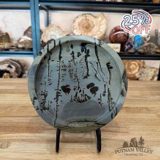 Chinese Picture Jasper Decorative Tray - Bowl