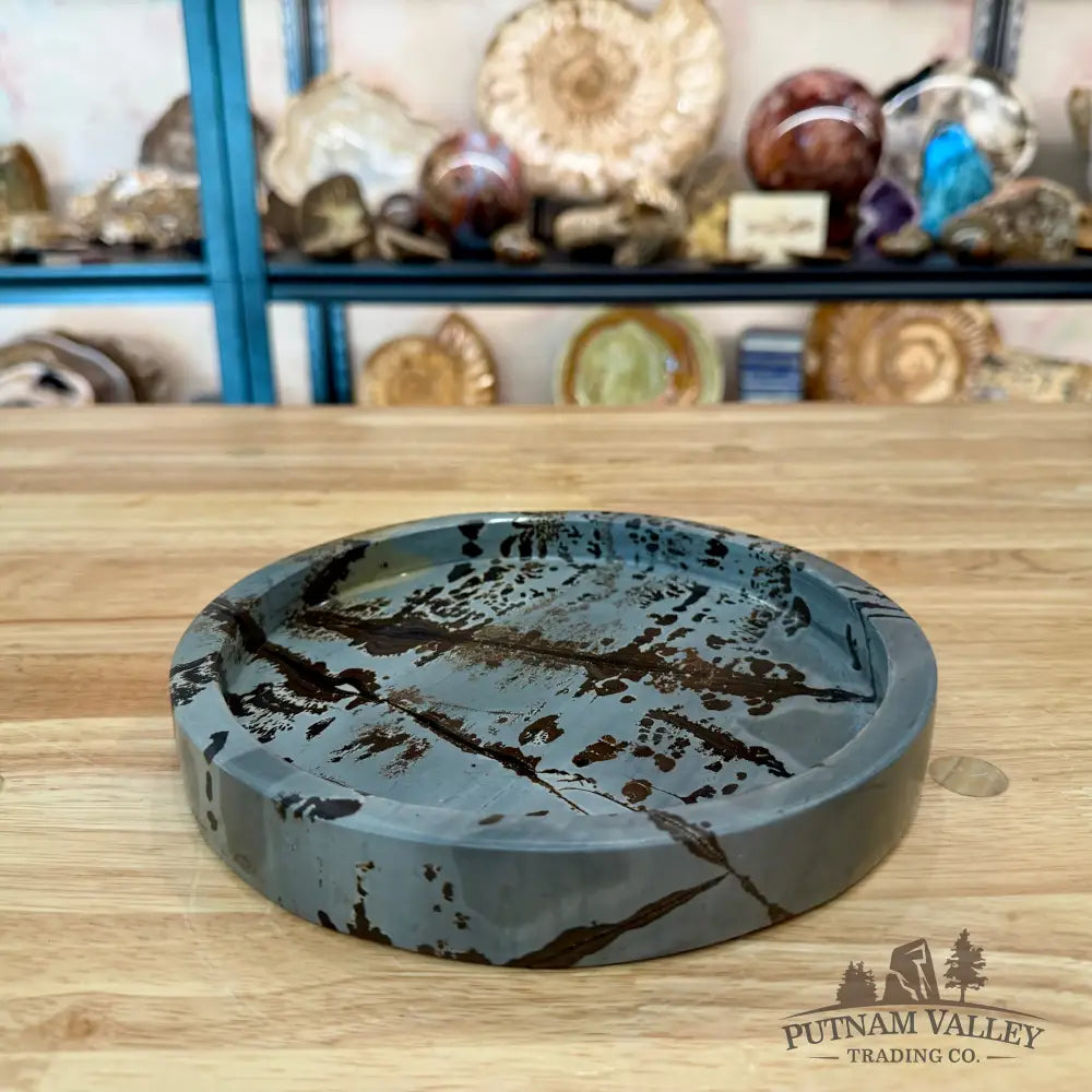 Chinese Picture Jasper Decorative Tray - Bowl