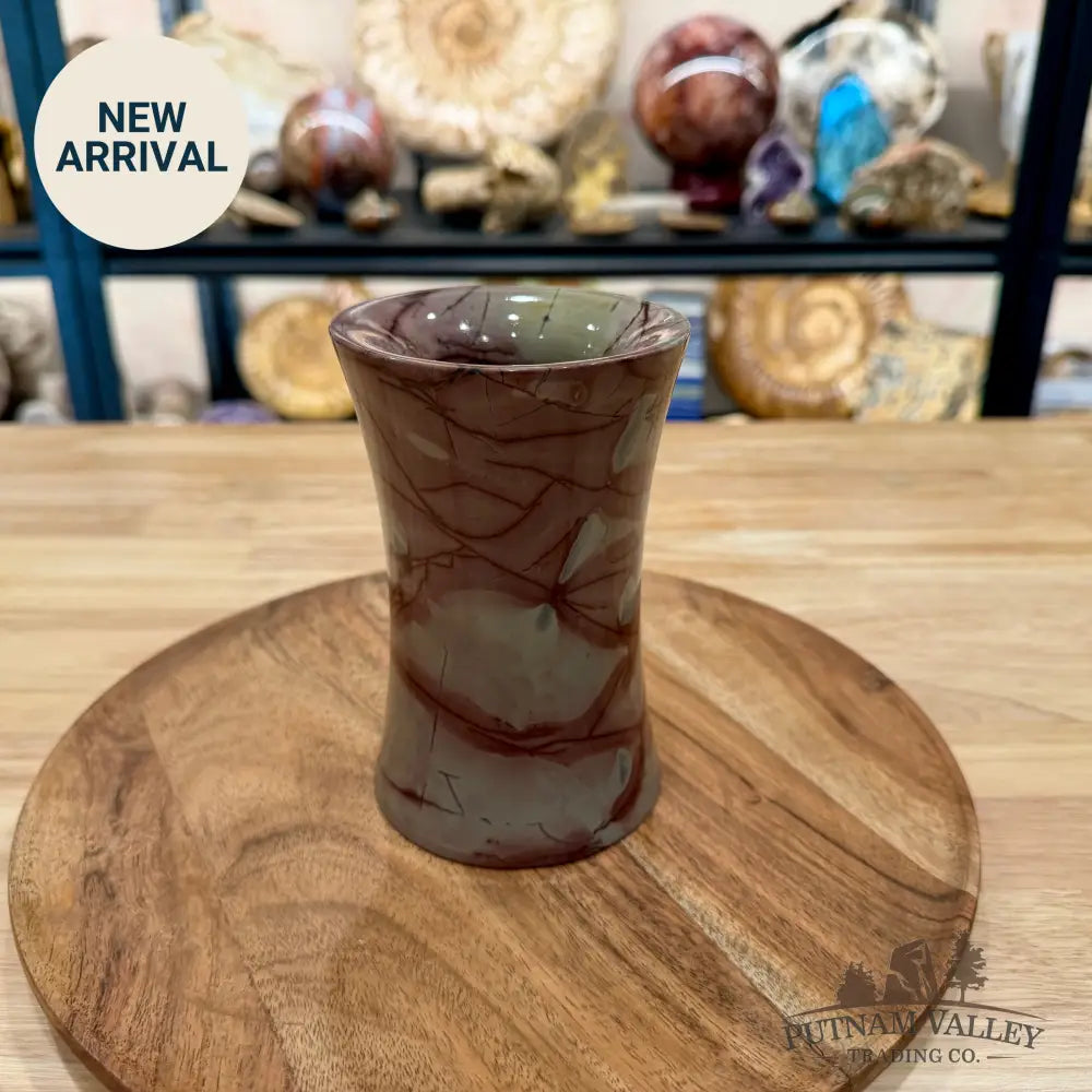Chinese Picture Jasper Flared Vase - Vase