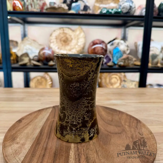 Chinese Picture Jasper Flared Vase - Vase