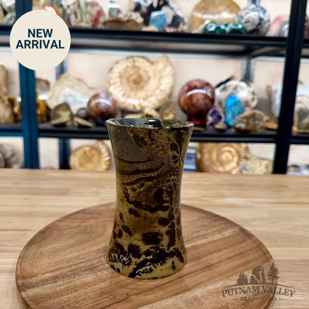 Chinese Picture Jasper Flared Vase - Vase