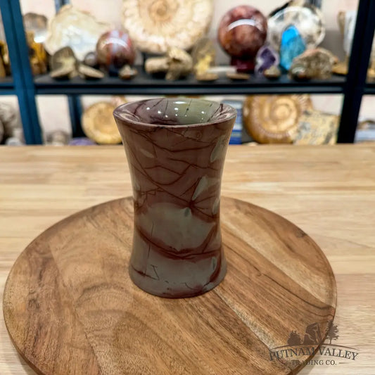 Chinese Picture Jasper Flared Vase - Vase