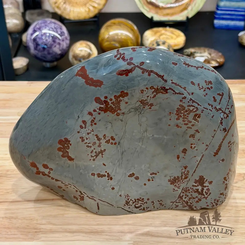 Chinese Picture Jasper Freeform Table Accent 11’’ - Accent
