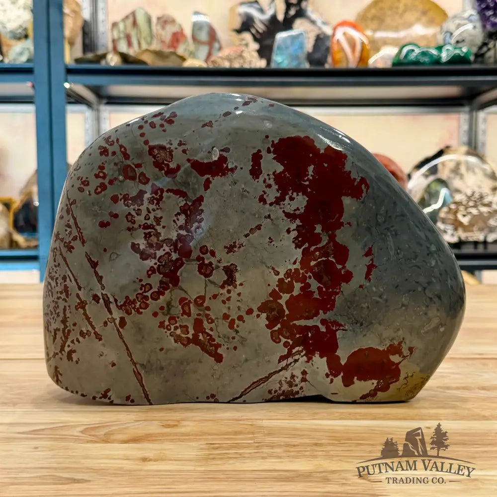 Chinese Picture Jasper Freeform Table Accent 11’’ - Accent