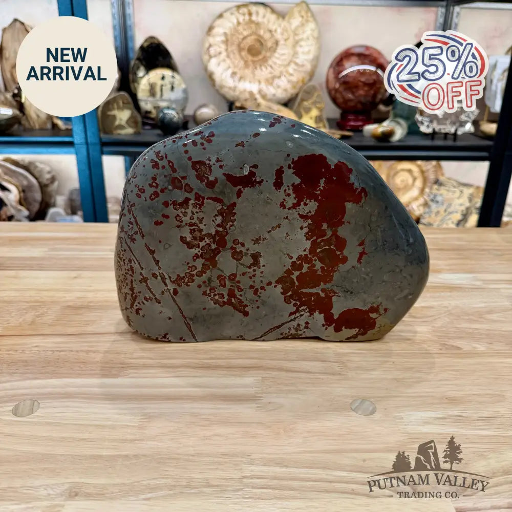 Chinese Picture Jasper Freeform Table Accent 11’’ - Accent