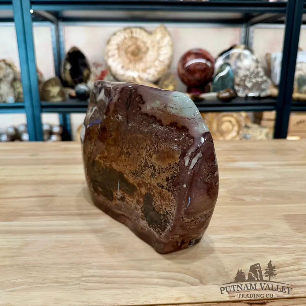 Chinese Picture Jasper Freeform Table Accent 9.75’’ - Accent