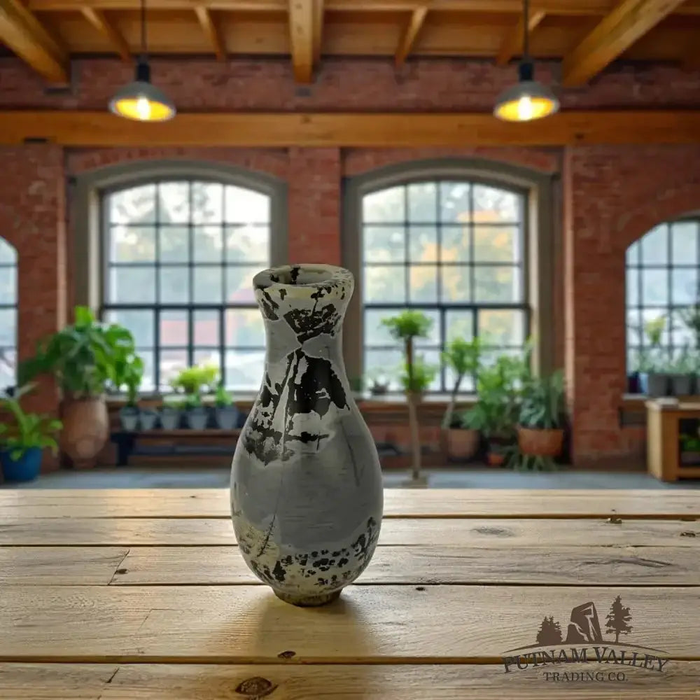 Chinese Painting Stone Gourd Vase - Putnam Valley Trading Co.