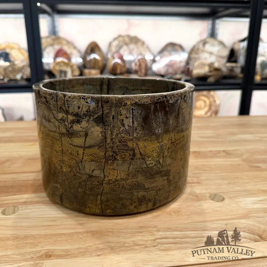 Chinese Painting Stone Large Bowl Bowl