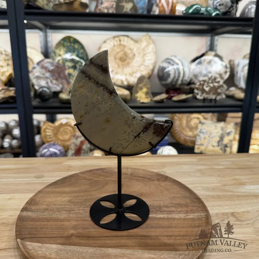 Chinese Picture Jasper Moon + Stand 3 - Accent