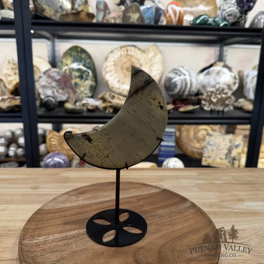 Chinese Picture Jasper Moon + Stand 3 - Accent
