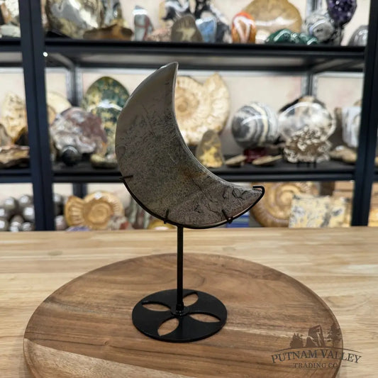 Chinese Picture Jasper Moon + Stand - Accent