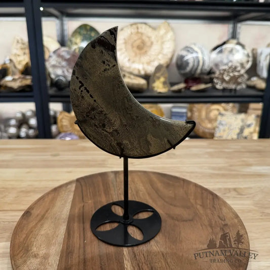 Chinese Picture Jasper Moon + Stand - Accent