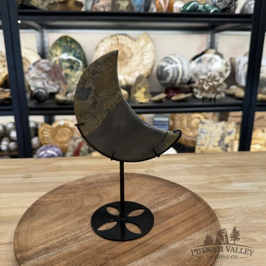 Chinese Picture Jasper Moon + Stand - Accent