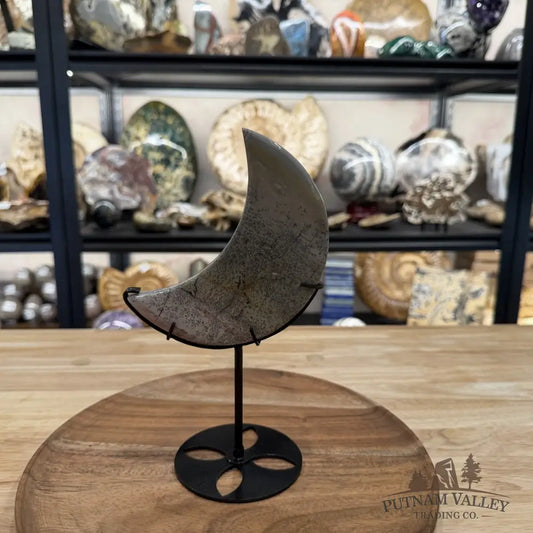 Chinese Picture Jasper Moon + Stand - Accent