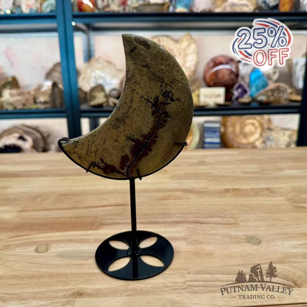 Chinese Picture Jasper Moon + Stand 9’’ - Accent