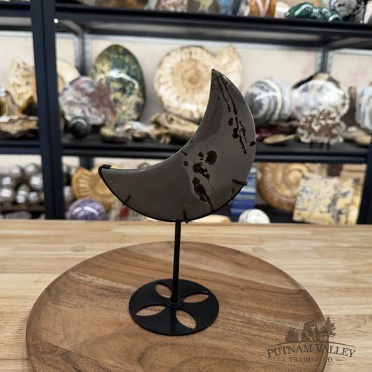 Chinese Picture Jasper Moon + Stand - Accent