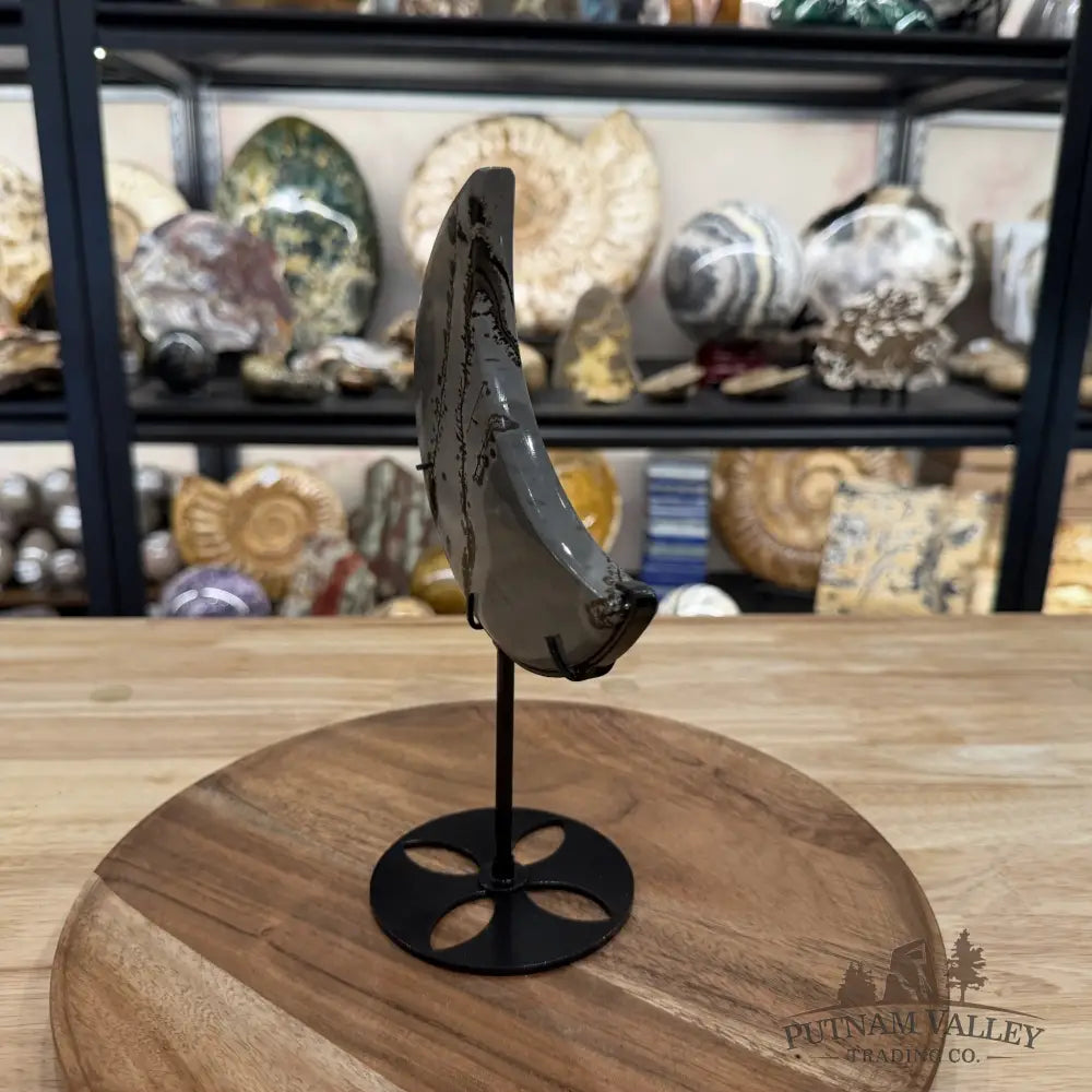 Chinese Picture Jasper Moon + Stand - Accent