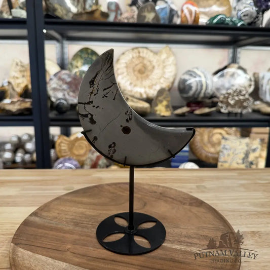 Chinese Picture Jasper Moon + Stand - Accent