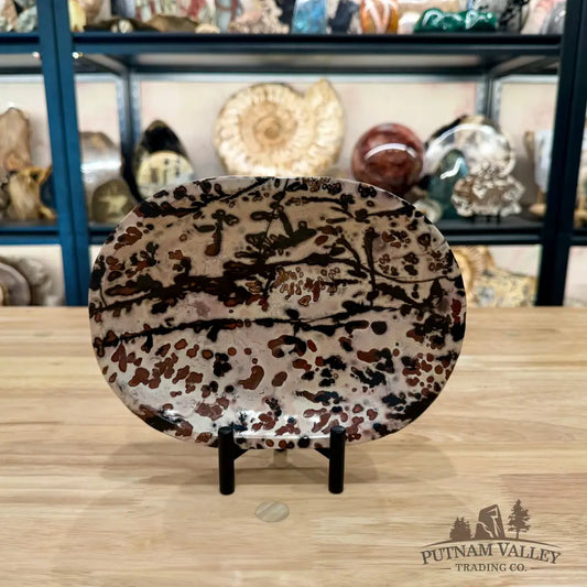 Chinese Picture Jasper Oval Dish 8.45’’ - Plate