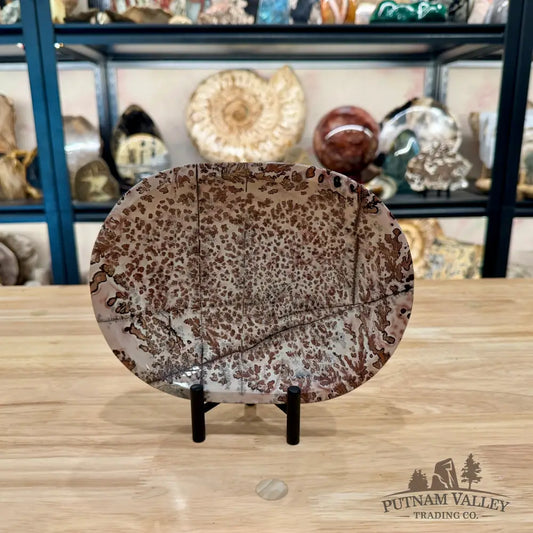 Chinese Picture Jasper Oval Dish 8.51’’ - Plate