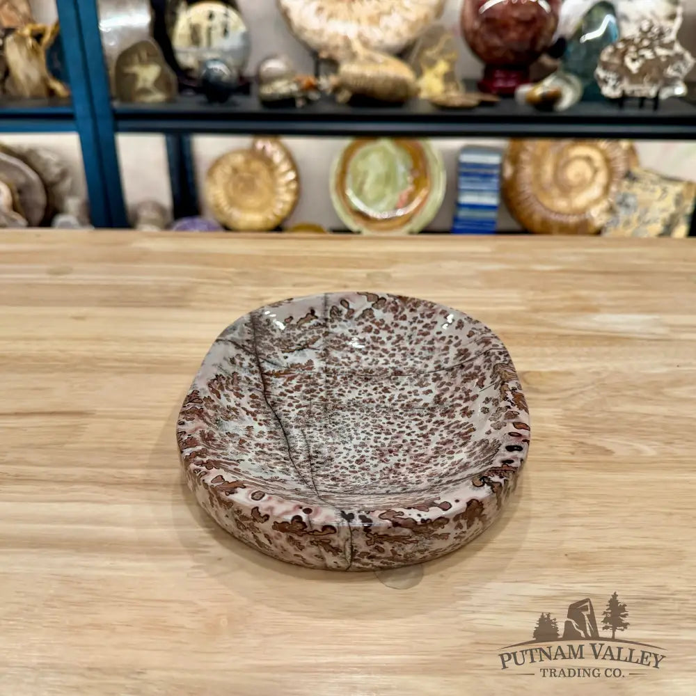 Chinese Picture Jasper Oval Dish 8.51’’ - Plate