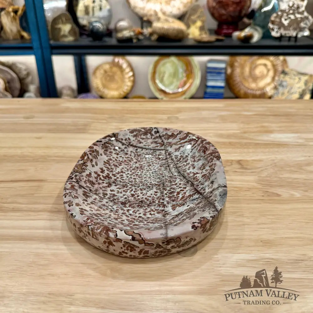 Chinese Picture Jasper Oval Dish 8.51’’ - Plate