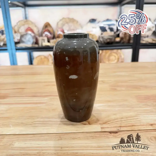 Chinese Painting Stone Ovoid Vase - Putnam Valley Trading Co.