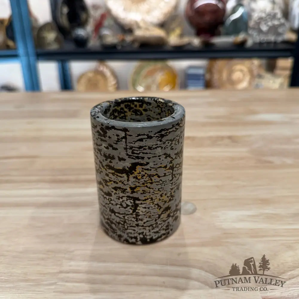 Chinese Picture Jasper Pen Holder 3.7’’ 1.08 - Vase