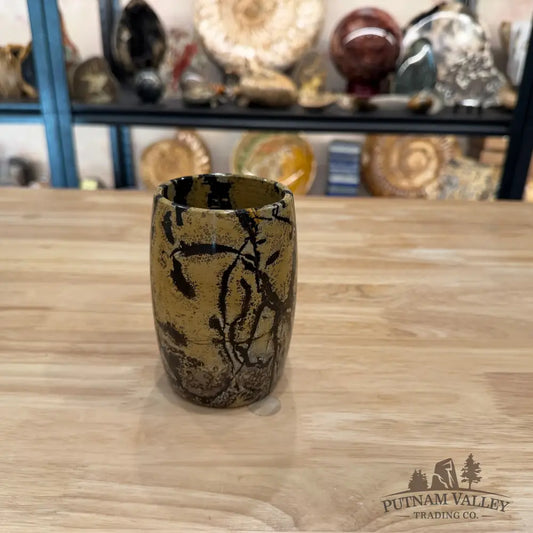 Chinese Picture Jasper Pen Holder 4.7’’ 1.44 - Vase