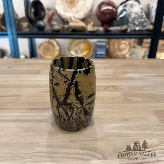 Chinese Picture Jasper Pen Holder 4.7’’ 1.44 - Vase