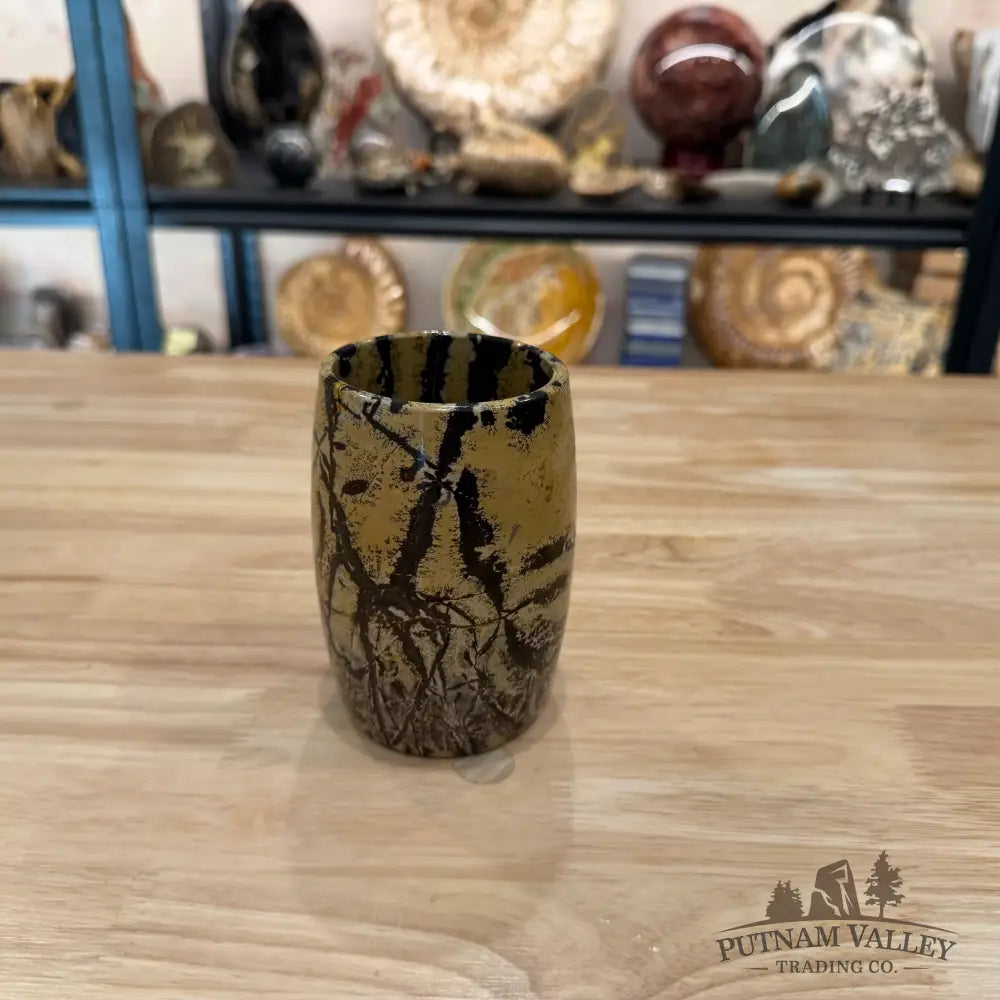 Chinese Picture Jasper Pen Holder 4.7’’ 1.44 - Vase