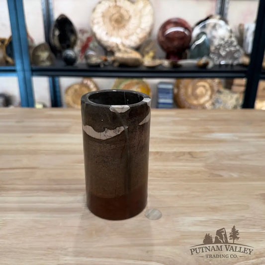 Chinese Picture Jasper Pen Holder 1.56 - Vase