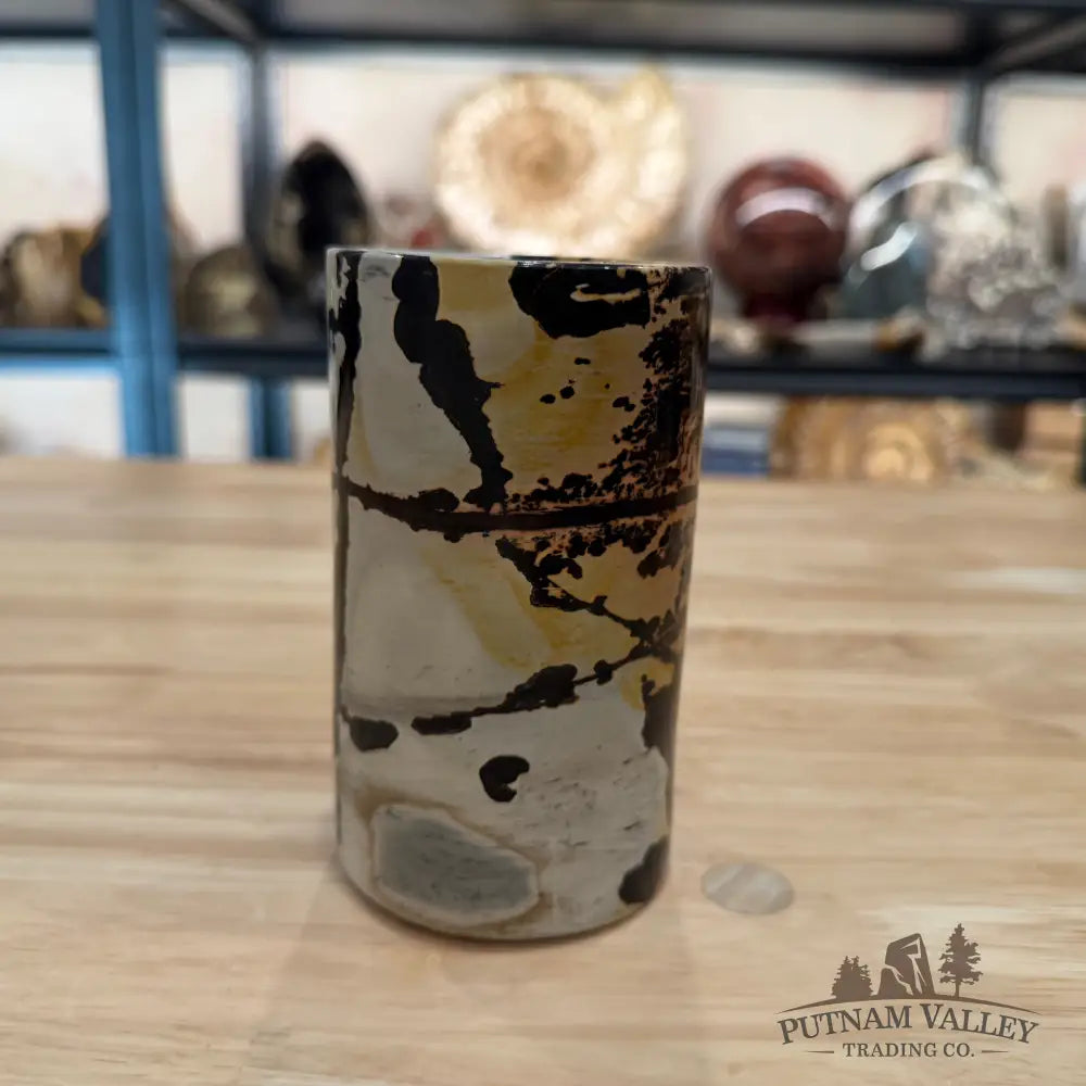 Chinese Picture Jasper Pen Holder 1.46 - Vase