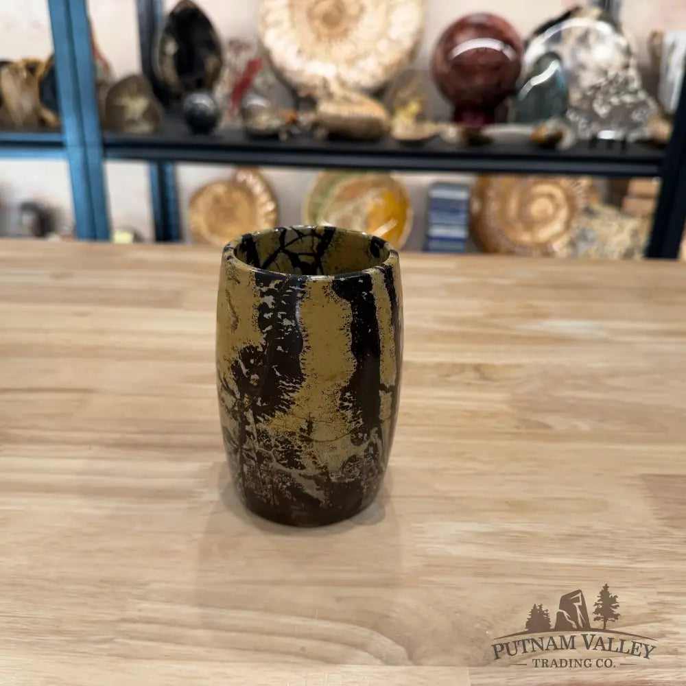 Chinese Picture Jasper Pen Holder 4.7’’ 1.44 - Vase