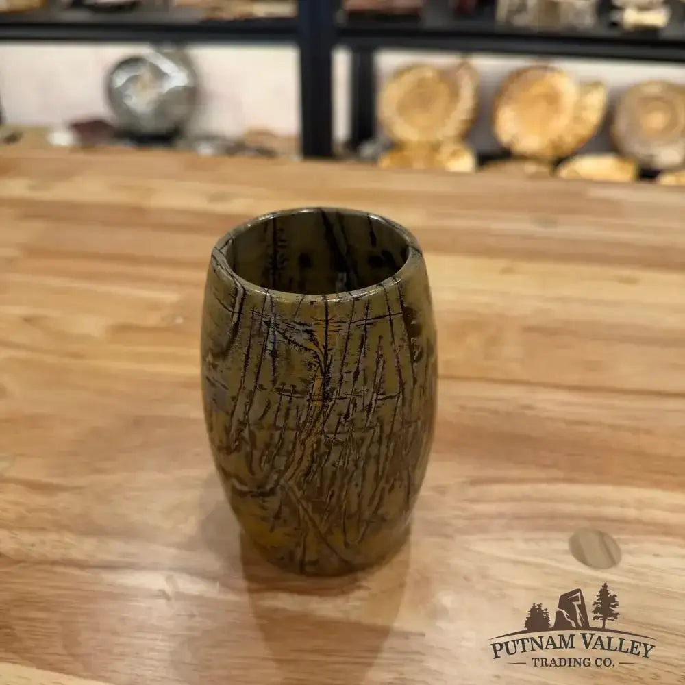 Chinese Painting Stone Pen Holder - Putnam Valley Trading Co.
