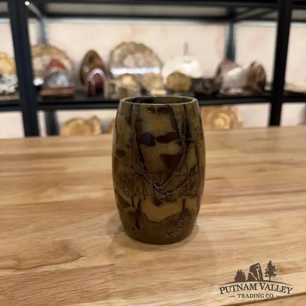 Chinese Painting Stone Pen Holder - Putnam Valley Trading Co.