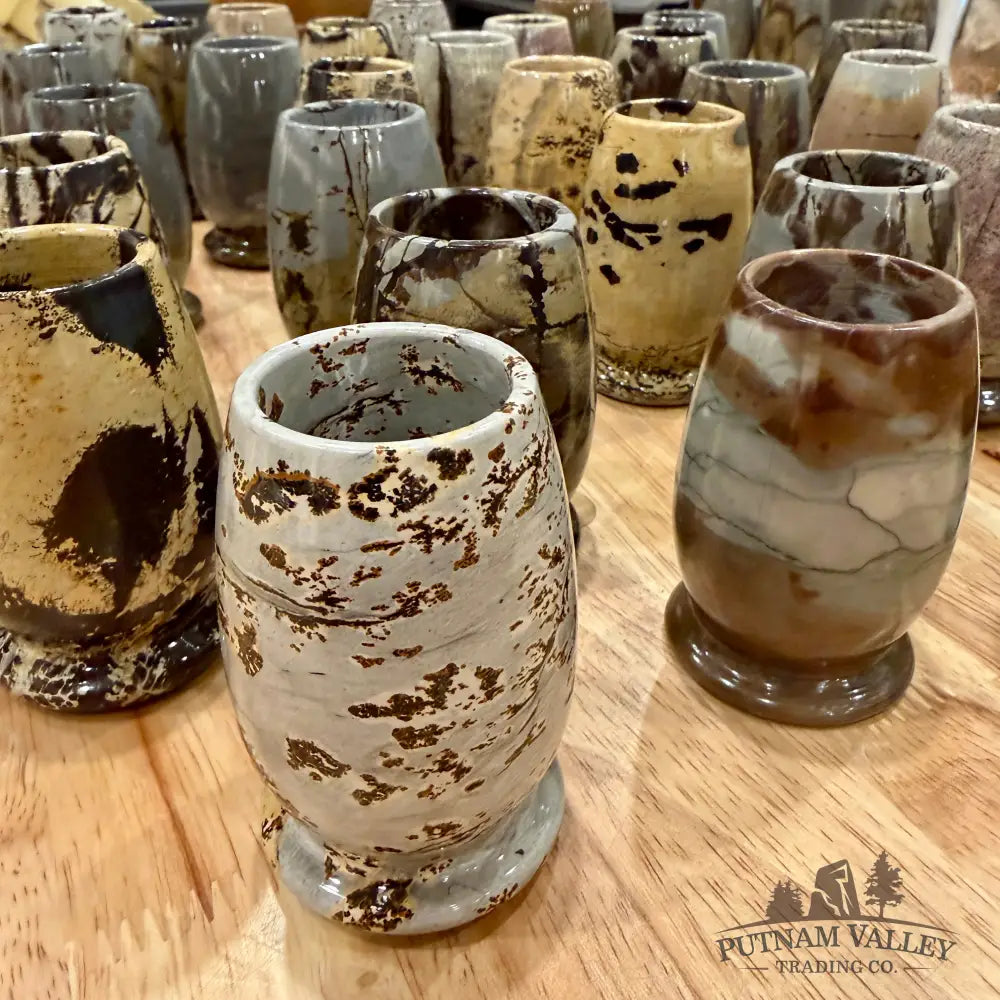 Chinese Picture Jasper Petite Vase Vase