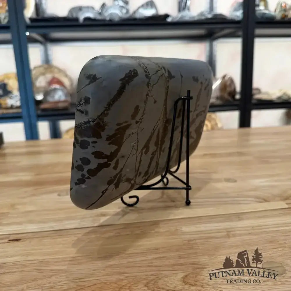 Chinese Painting Stone Rectangle Plate - Putnam Valley Trading Co.