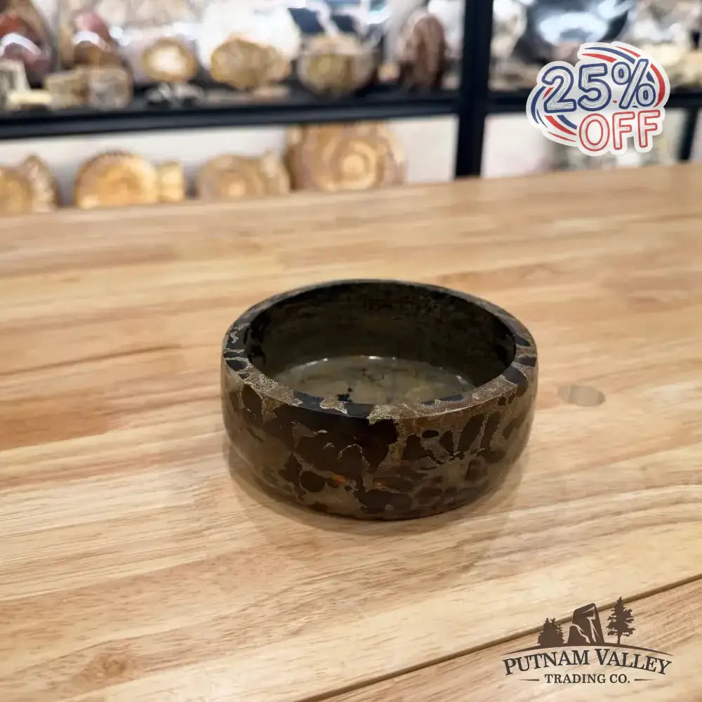 Chinese Painting Stone Small Bowl - Putnam Valley Trading Co.