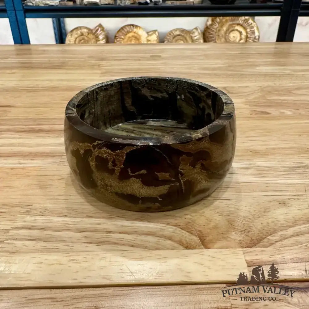 Chinese Painting Stone Small Bowl - Putnam Valley Trading Co.