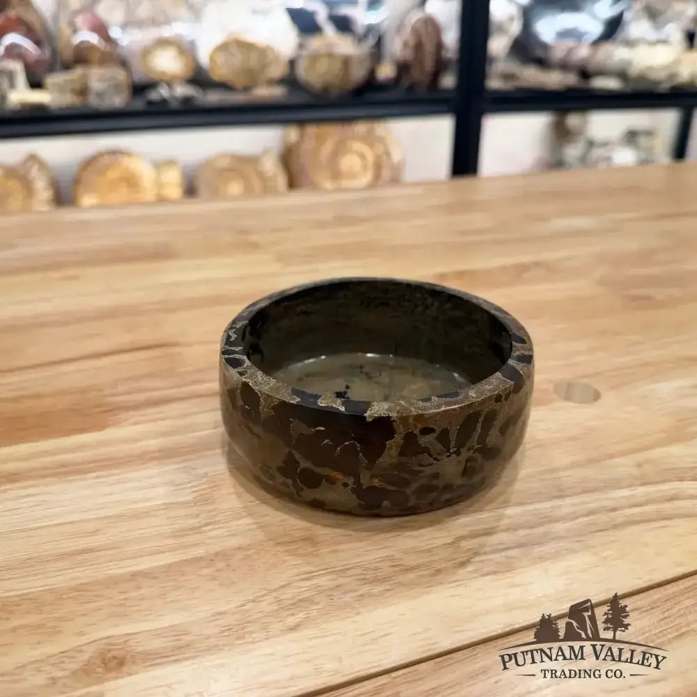 Chinese Painting Stone Small Bowl - Putnam Valley Trading Co.