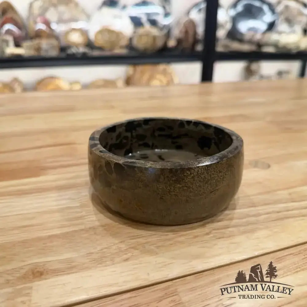 Chinese Painting Stone Small Bowl - Putnam Valley Trading Co.