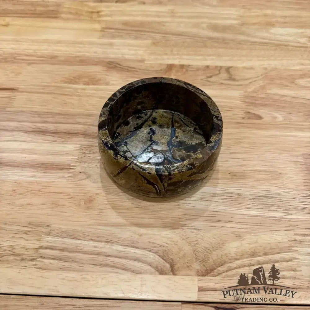 Chinese Painting Stone Small Bowl - Putnam Valley Trading Co.