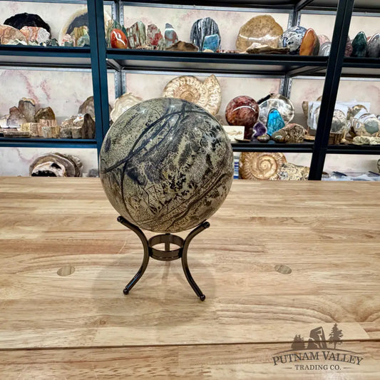 Chinese Picture Jasper Sphere 4.87’’ - Sphere