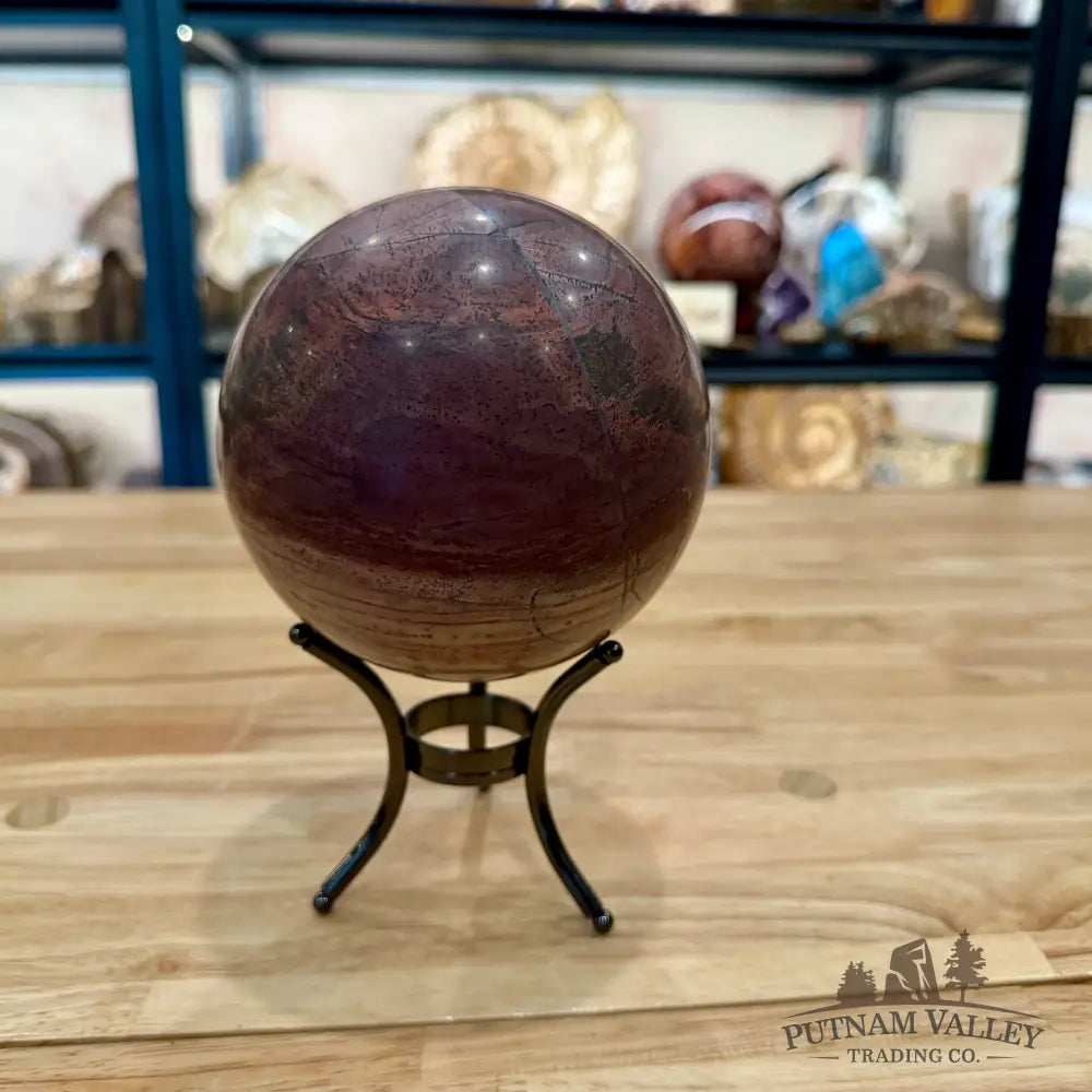Chinese Picture Jasper Sphere 4.93’’ - Sphere